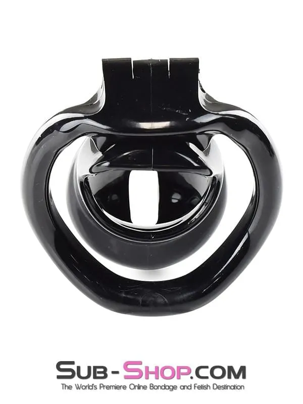 0327AE      Black Knight High Security Keyed Tumbler Locking Male Chastity with 4 Base Cock Ring Sizes