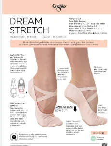 1011C Grishko Dream Stretch Canvas Slipper