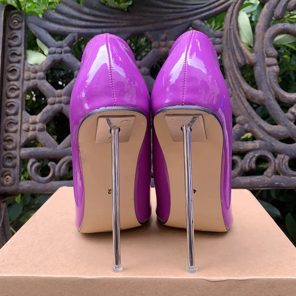 12cm Metal Pumps Stilettos High Heels
