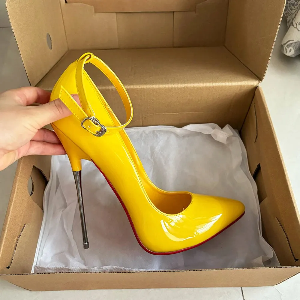 16cm Metal High Heels Stilettos Sexy Women Pumps