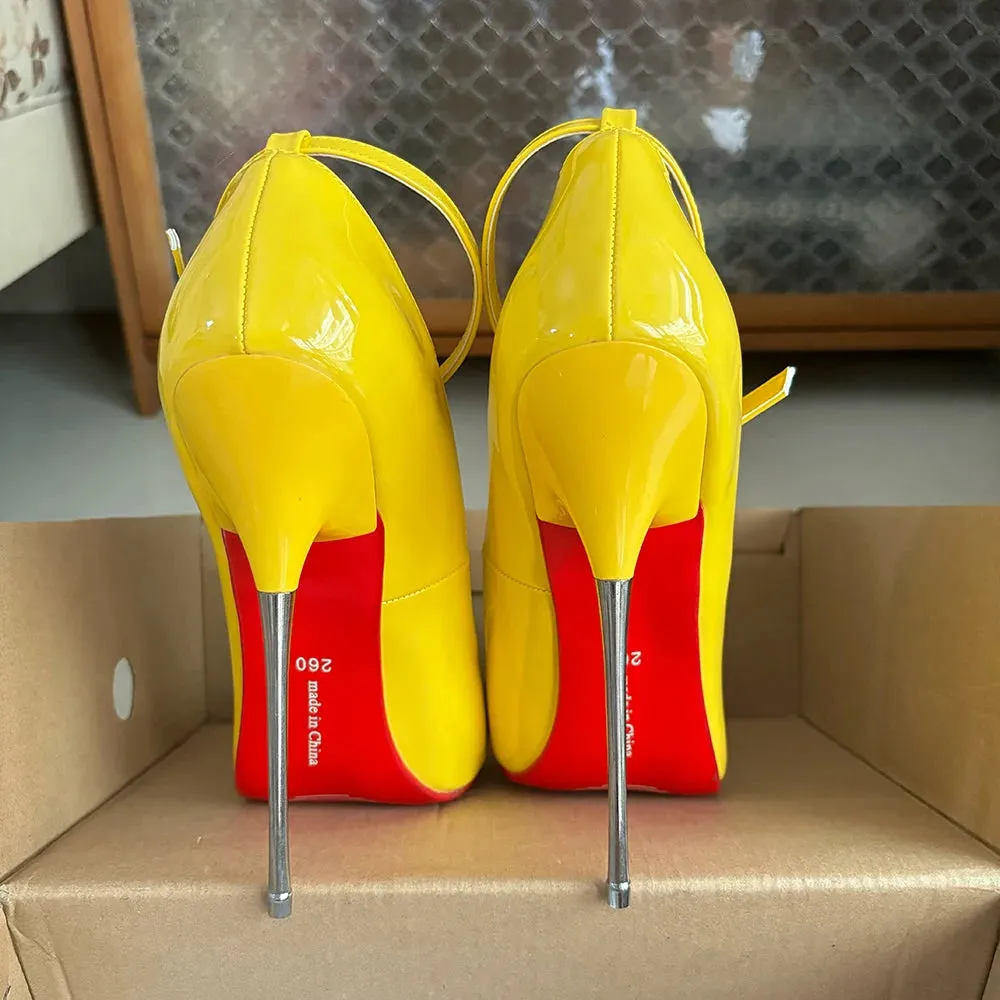 16cm Metal High Heels Stilettos Sexy Women Pumps
