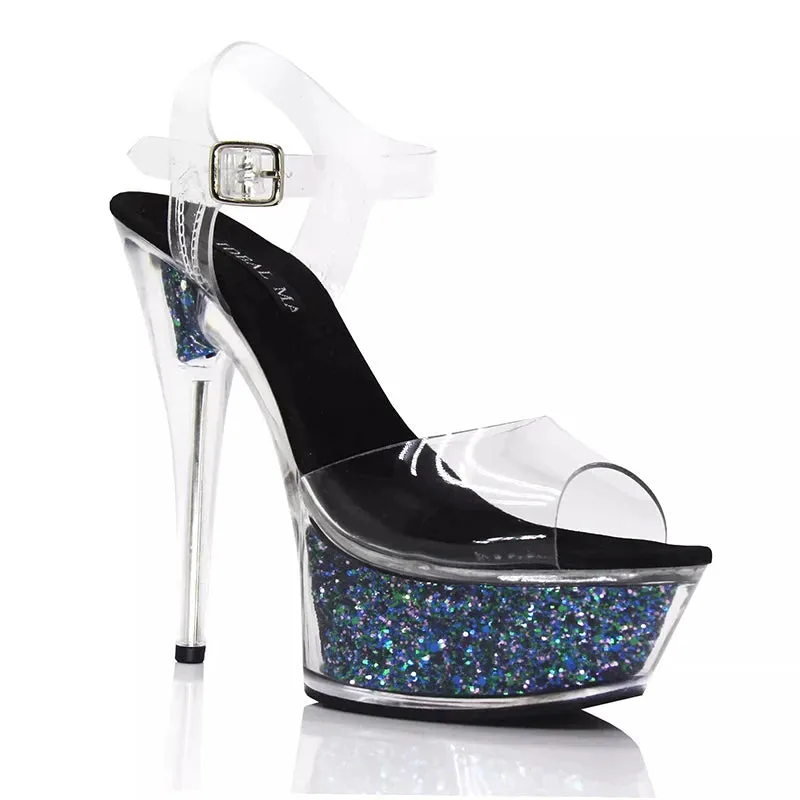 17CM/7inches PVC Upper Fashion Sexy Exotic High Heel