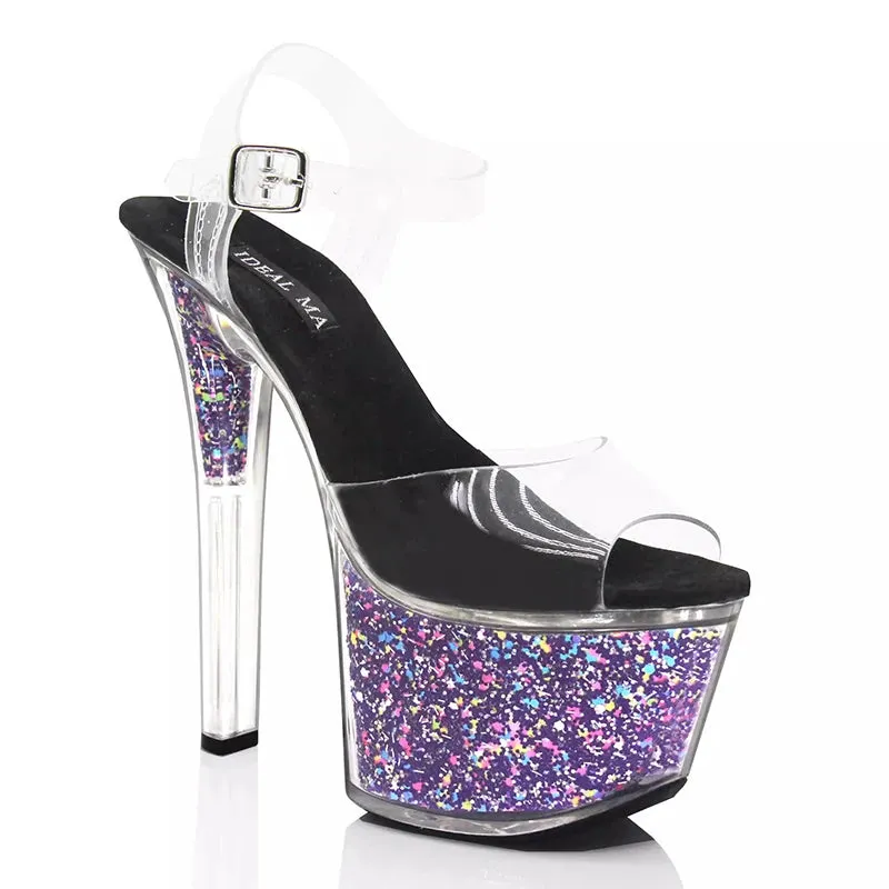 17CM/7inches PVC Upper Fashion Sexy Exotic High Heel
