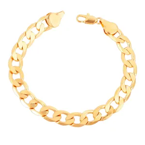 18K Gold-Plated Chunky Curb Chain Bracelet