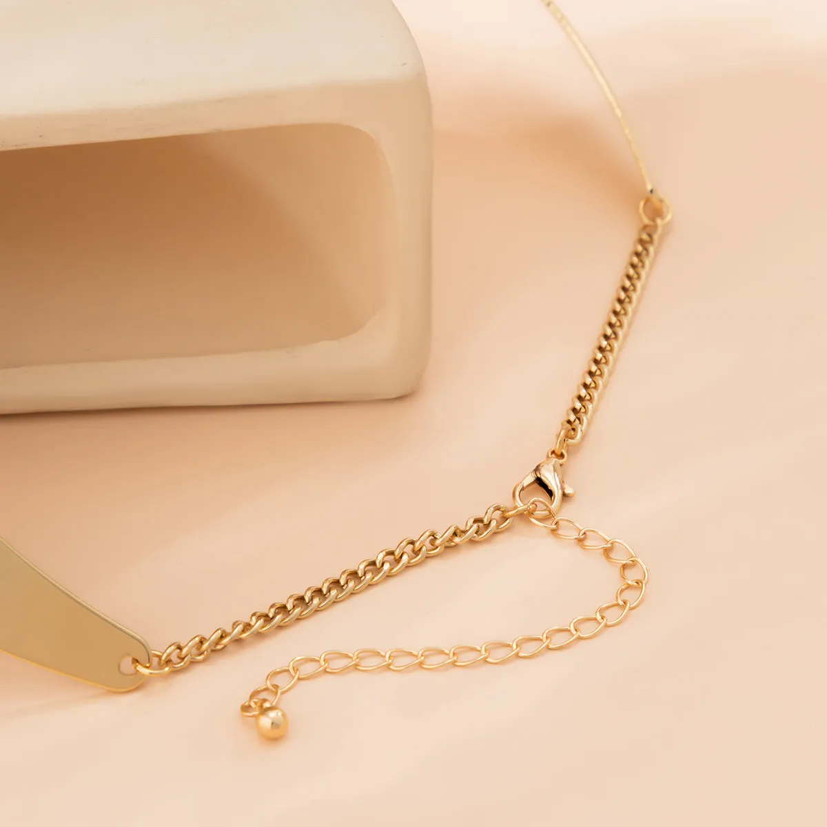 18K Gold-Plated Thick Choker Necklace
