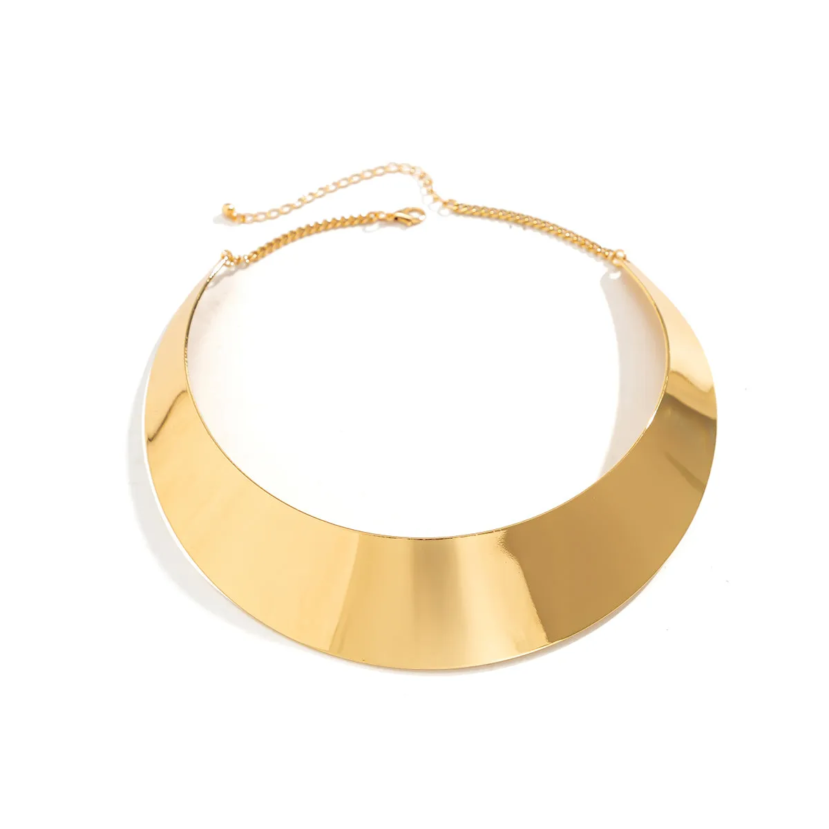 18K Gold-Plated Thick Choker Necklace