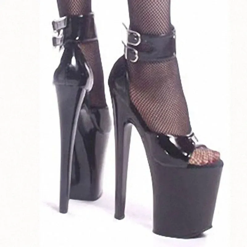 20CM/8inches PU Upper Fashion Sexy Exotic High Heel Platform Party Women Sandals