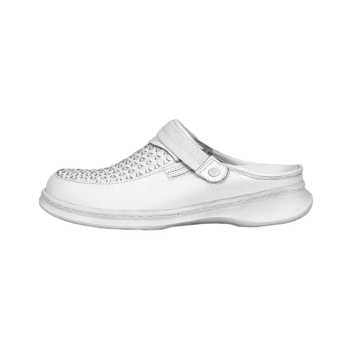 24 HOUR COMFORT Marcy Women's Wide Width Leather Clogs