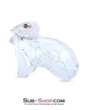 3731M      Just the Tip Clear Cock Tease High Security Chastity Cock Lock - MEGA Deal