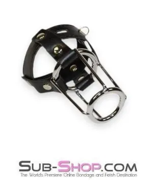 3794A      Hard Time Locking Chastity Cock Cage