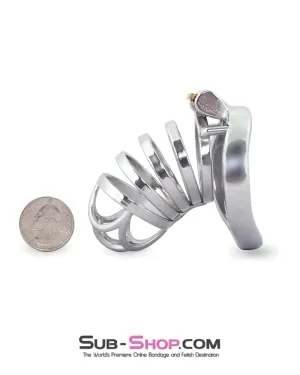 4452M      Rhombic Bend Cock Ring Male Chastity Cock Cage
