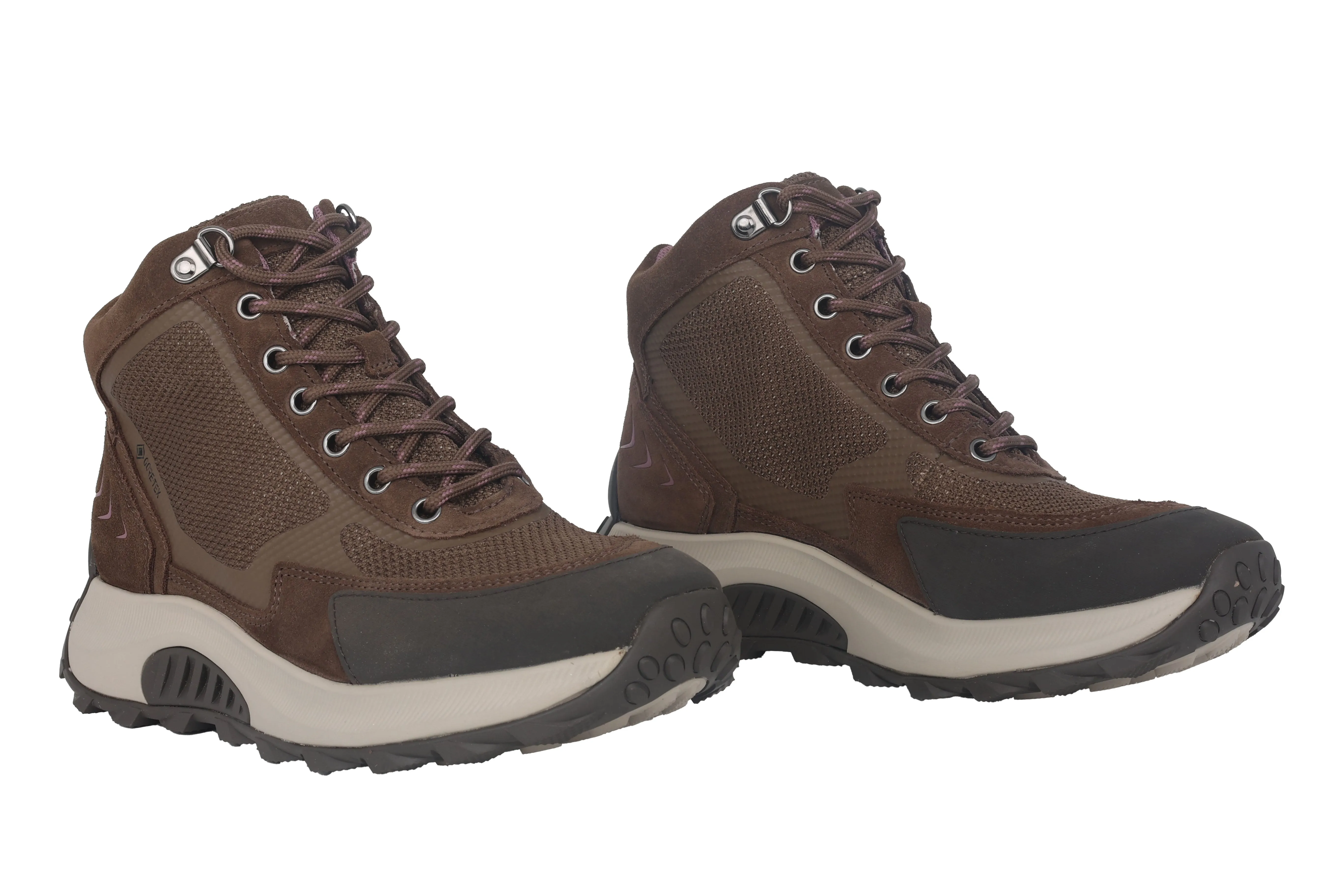 '96.876.30' women's waterproof rolling ankle boot - brown