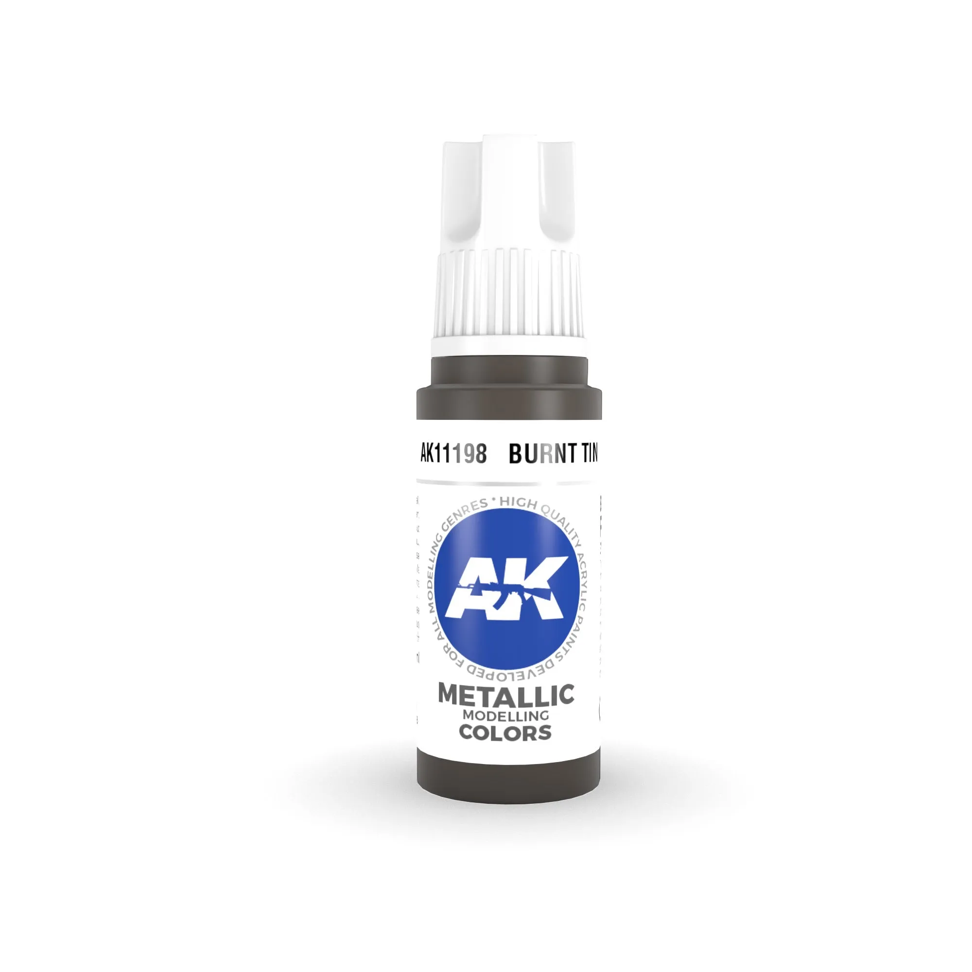 AK Interactive 3Gen Acrylics - Burnt Tin 17ml