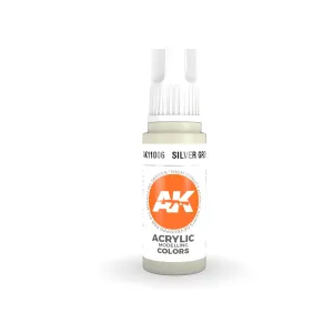 AK Interactive 3Gen Acrylics - Silver Grey 17ml