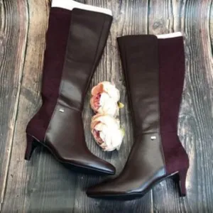 Alfani Berry Manmade Material Boots 6.5M