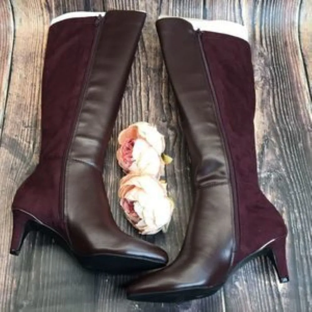 Alfani Berry Manmade Material Boots 6.5M