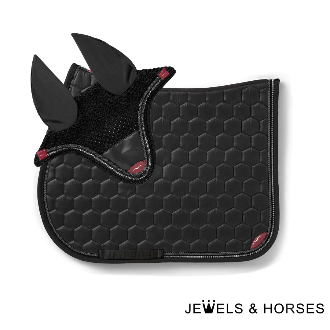 Animo Windy Dressage & Cindy Fly Veil Saddlepad Set - Versione H