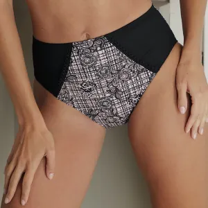 Antigel Tartan Glam High Waist Full Brief