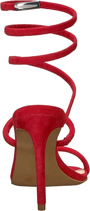 Avec Les Filles Women's JOIA Heeled Sandal, Rouge, 6.5 Medium US