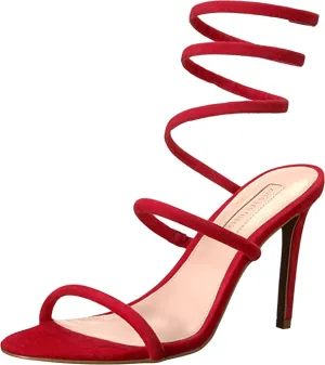 Avec Les Filles Women's JOIA Heeled Sandal, Rouge, 7.5 Medium US