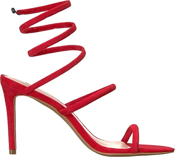 Avec Les Filles Women's JOIA Heeled Sandal, Rouge, 7.5 Medium US