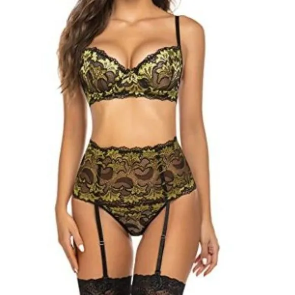 Avidlove Women's Lingerie Lace Babydoll Underwire