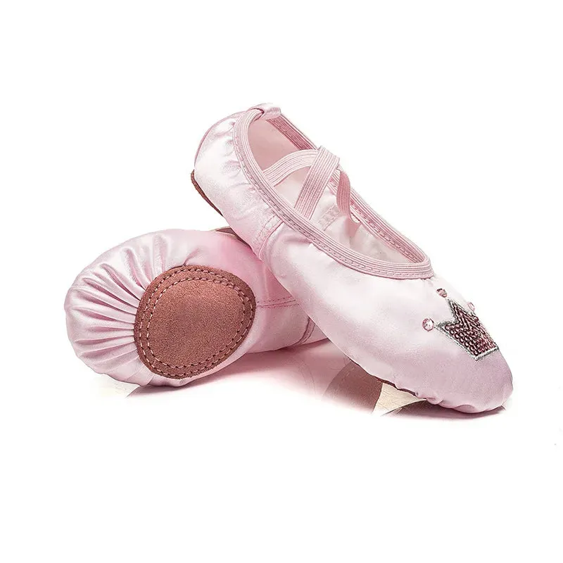 Baby child satin ballet shoes