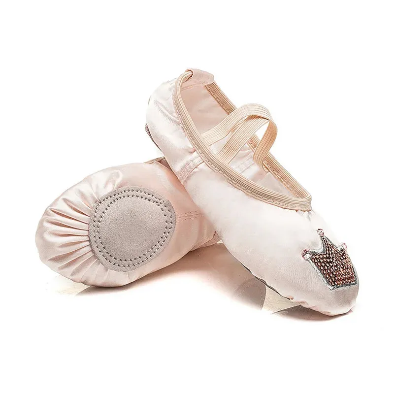 Baby child satin ballet shoes