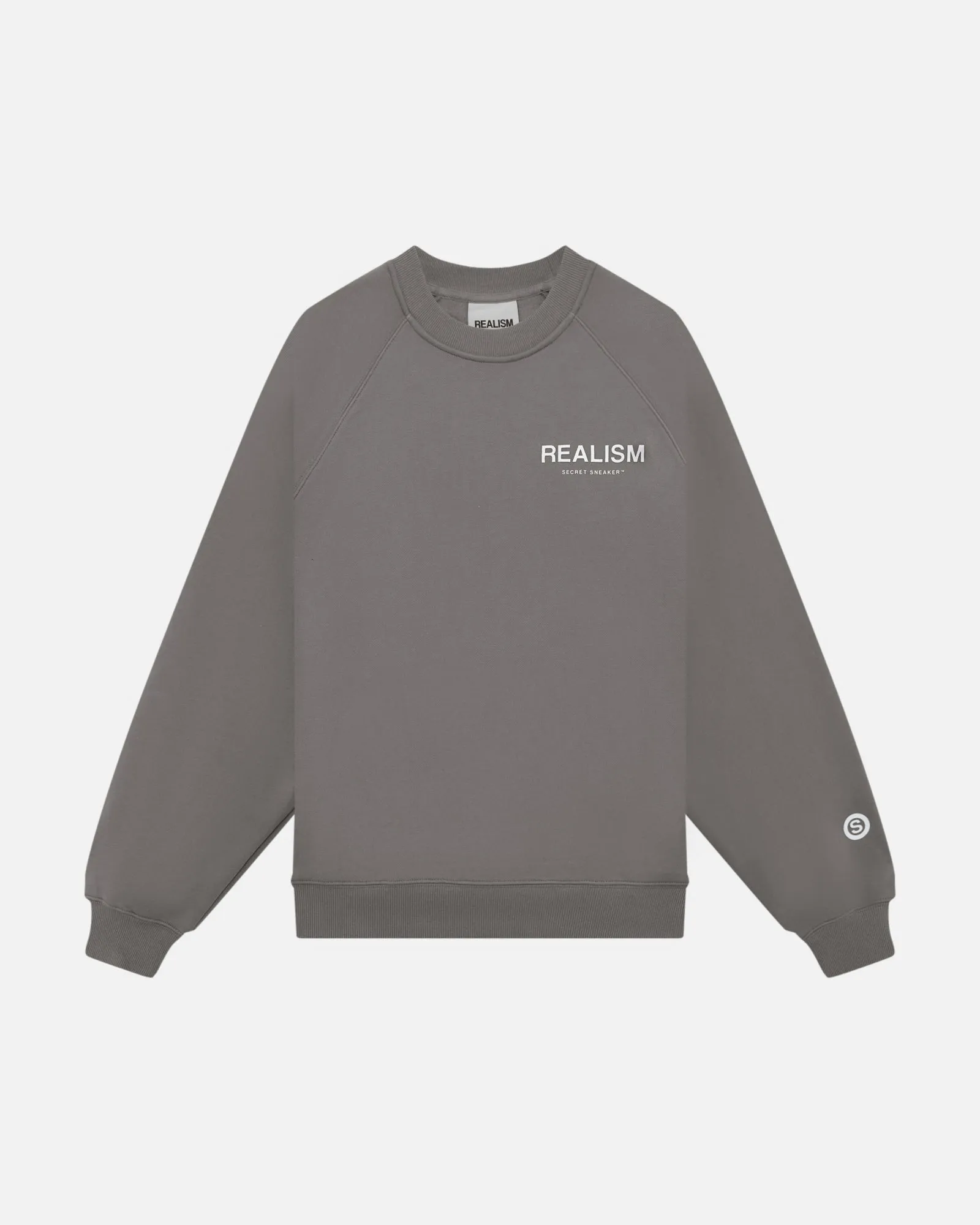 BACK LOGO CREWNECK COOL GREY