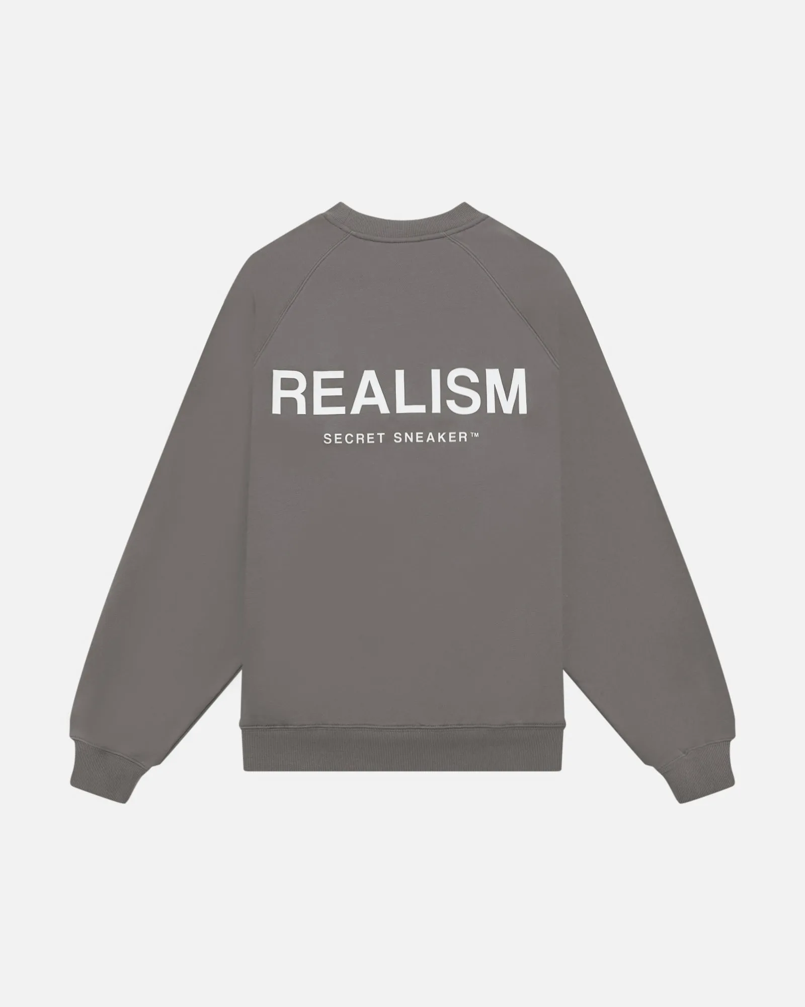 BACK LOGO CREWNECK COOL GREY
