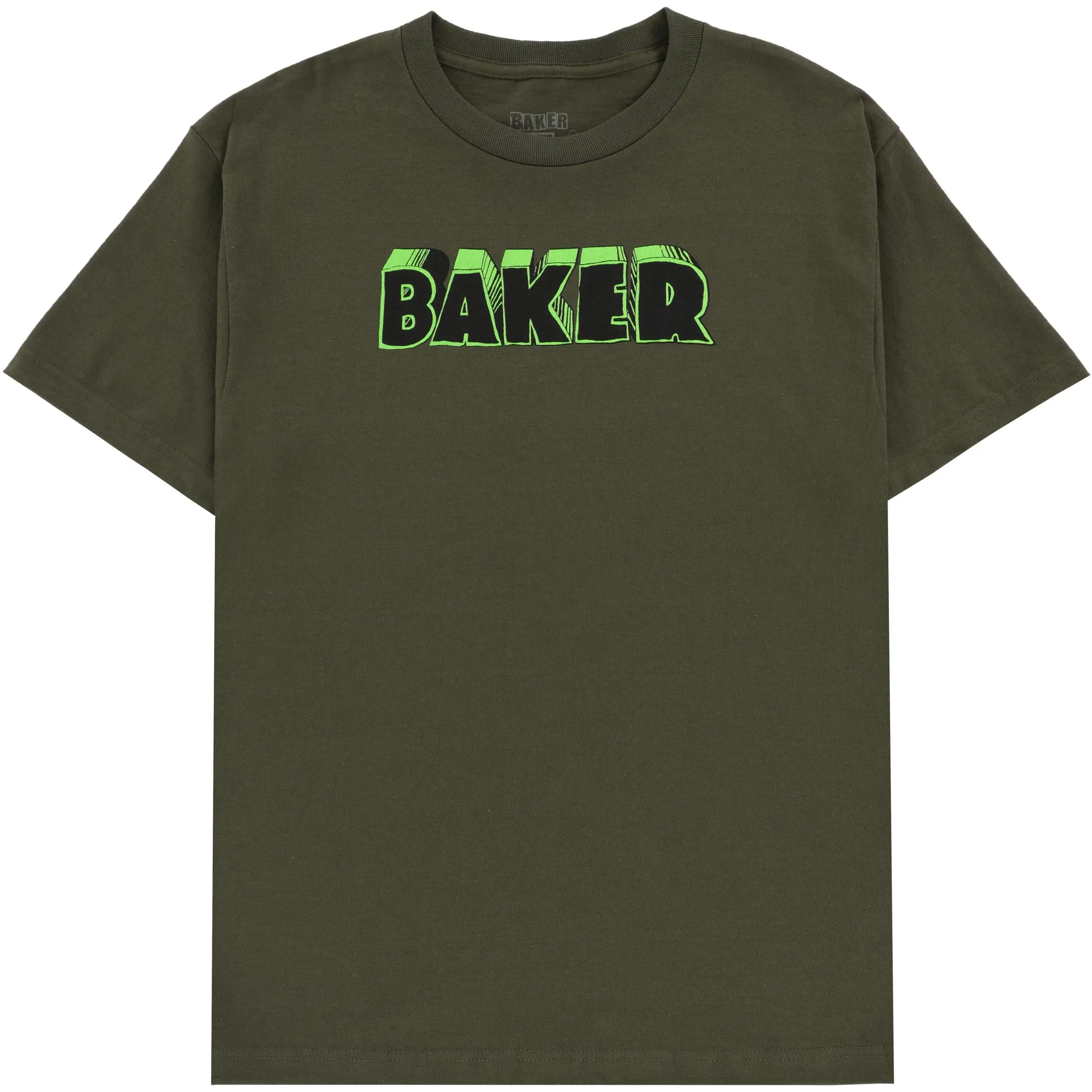 Baker Bold Tee - Military Green