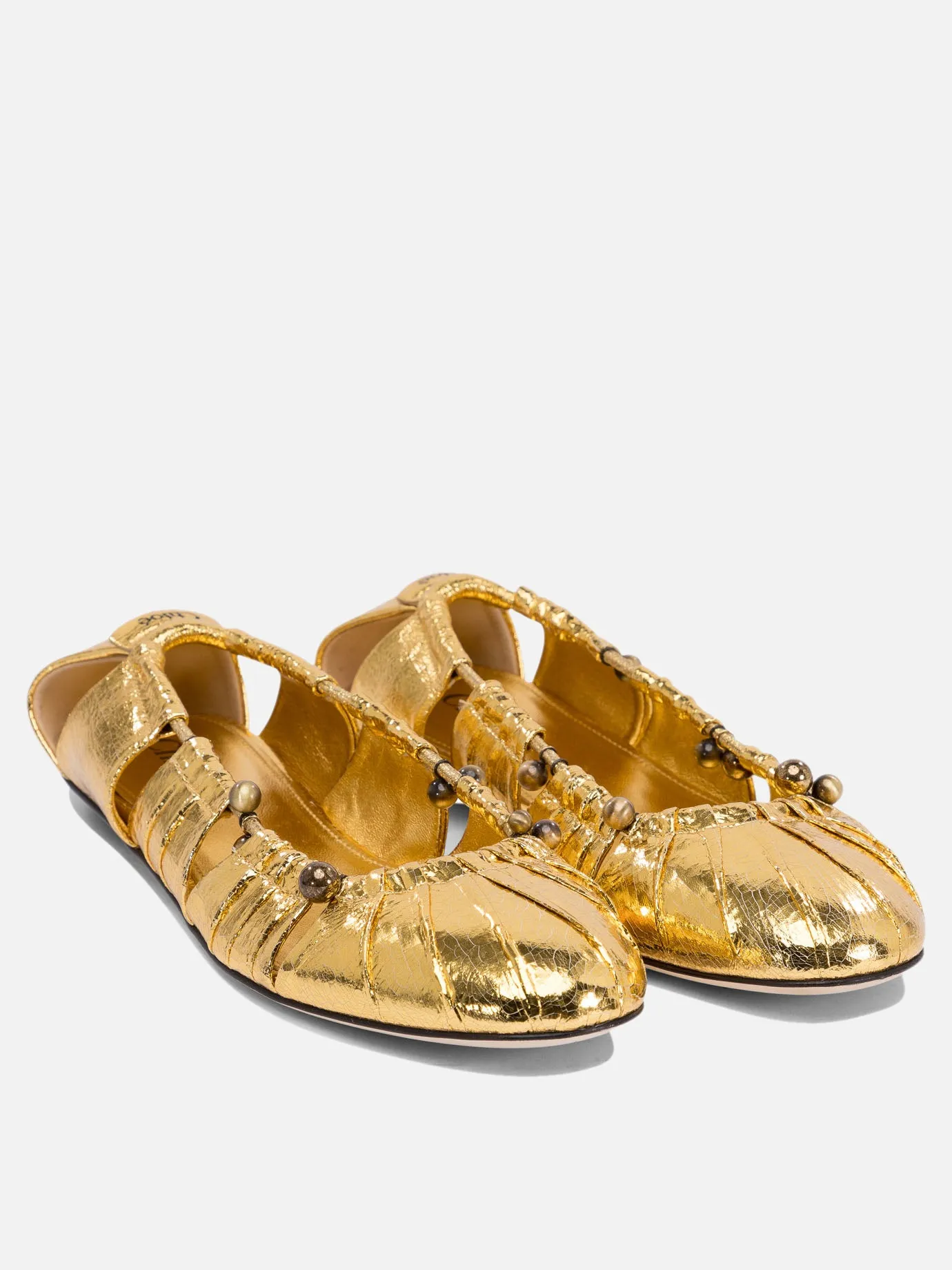 Ballet flats cut-out details