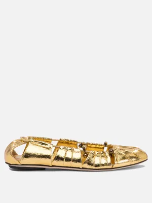 Ballet flats cut-out details