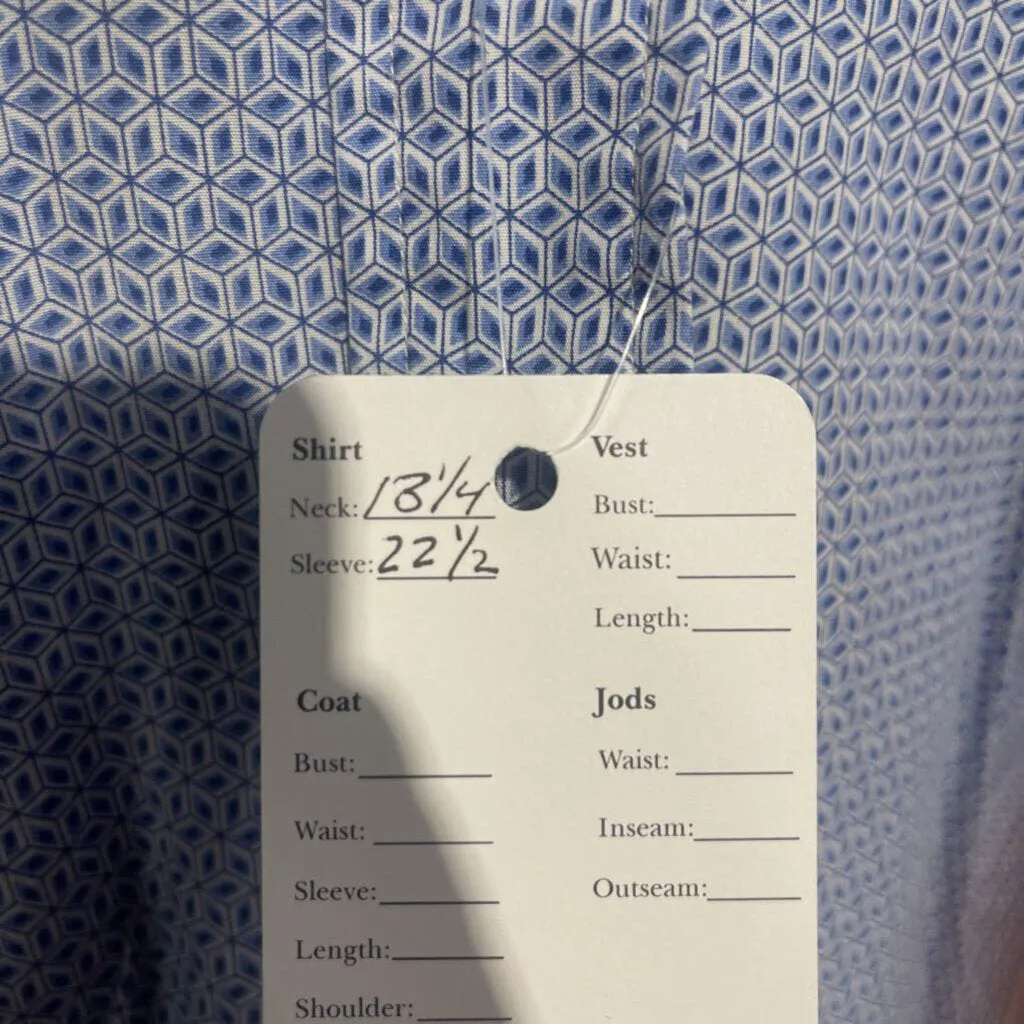 Becker Brothers Blue Geometric Shirt