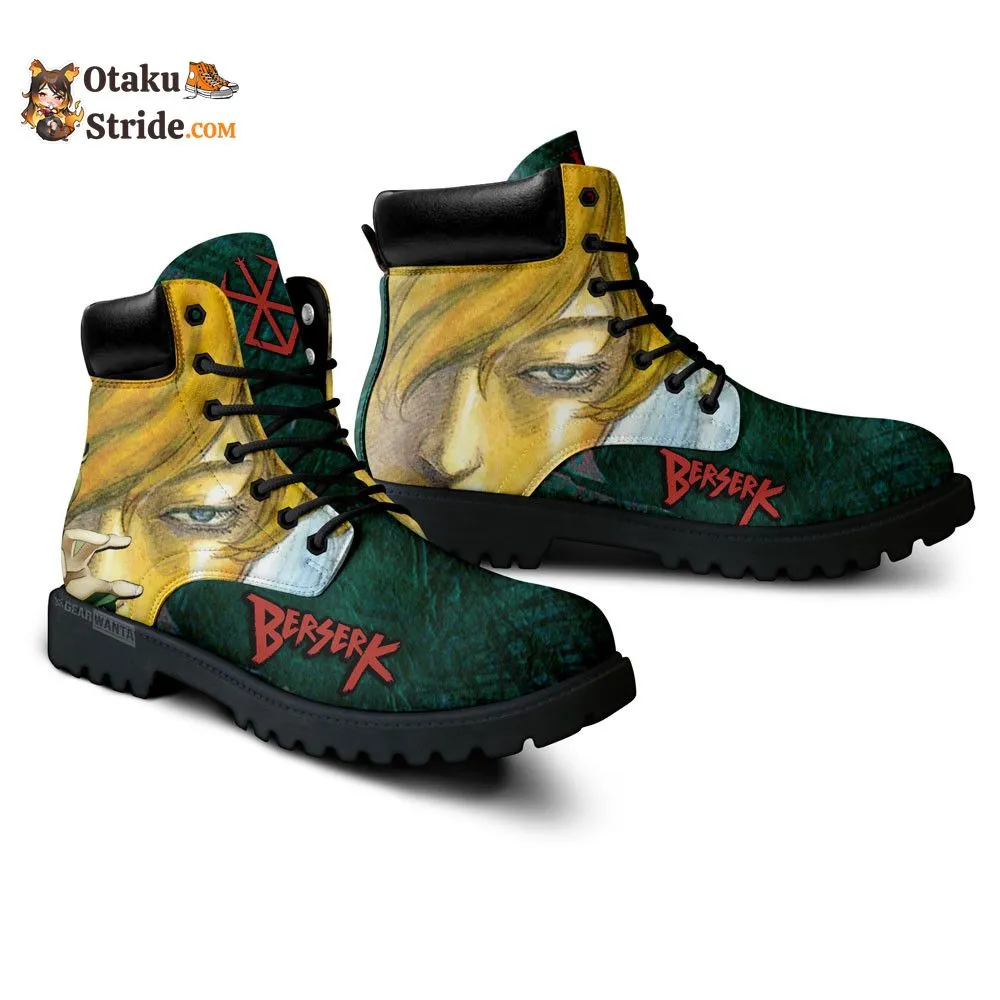Berserk Serpico Boots Anime Leather Casual NTT0610