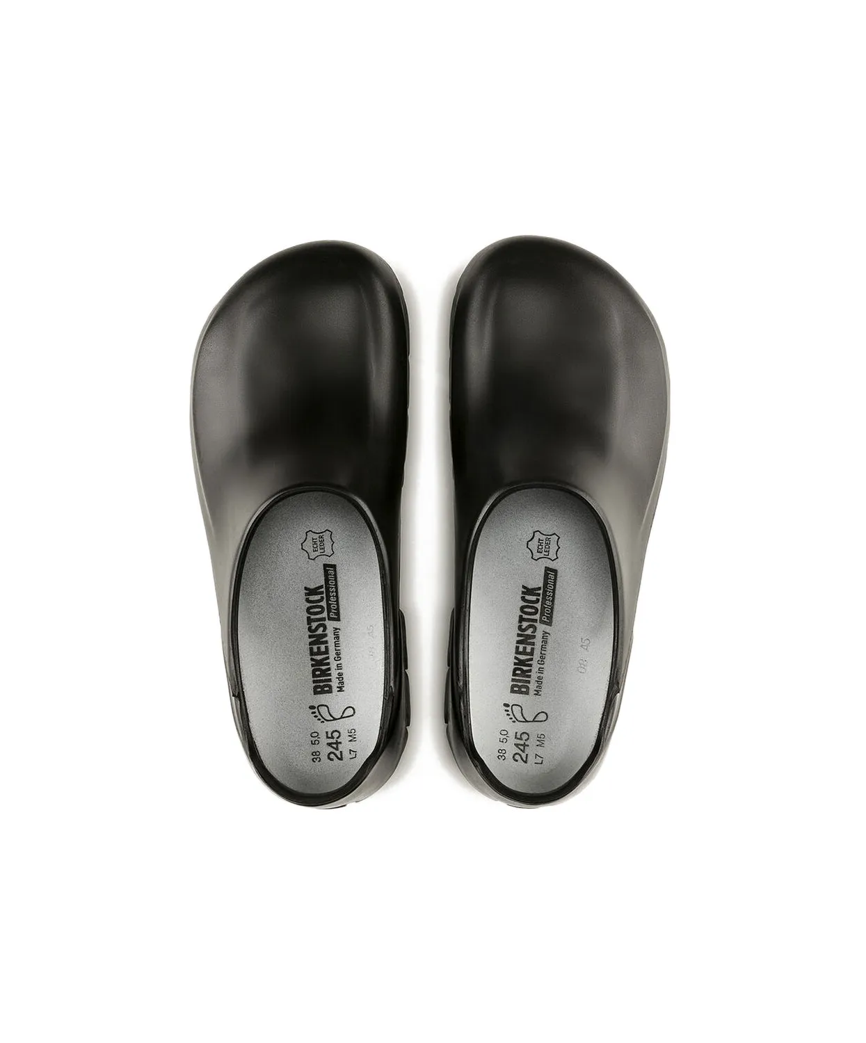 Birkenstock A640 Black Clogs with Steelcap Toe