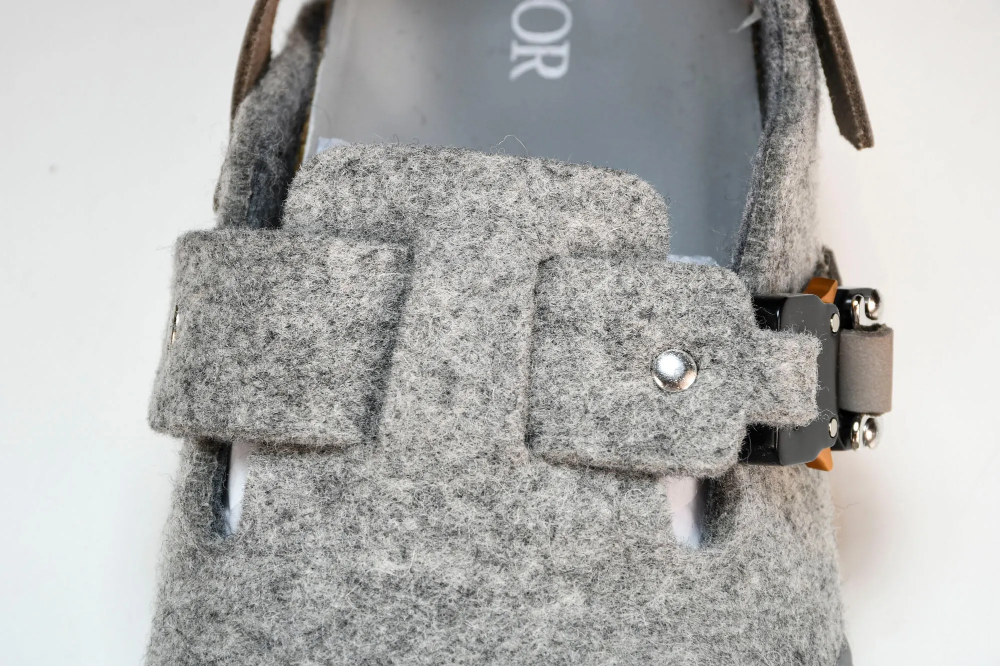 Birkenstock x D1or Tokio Mule Felted Wool 'Grey'