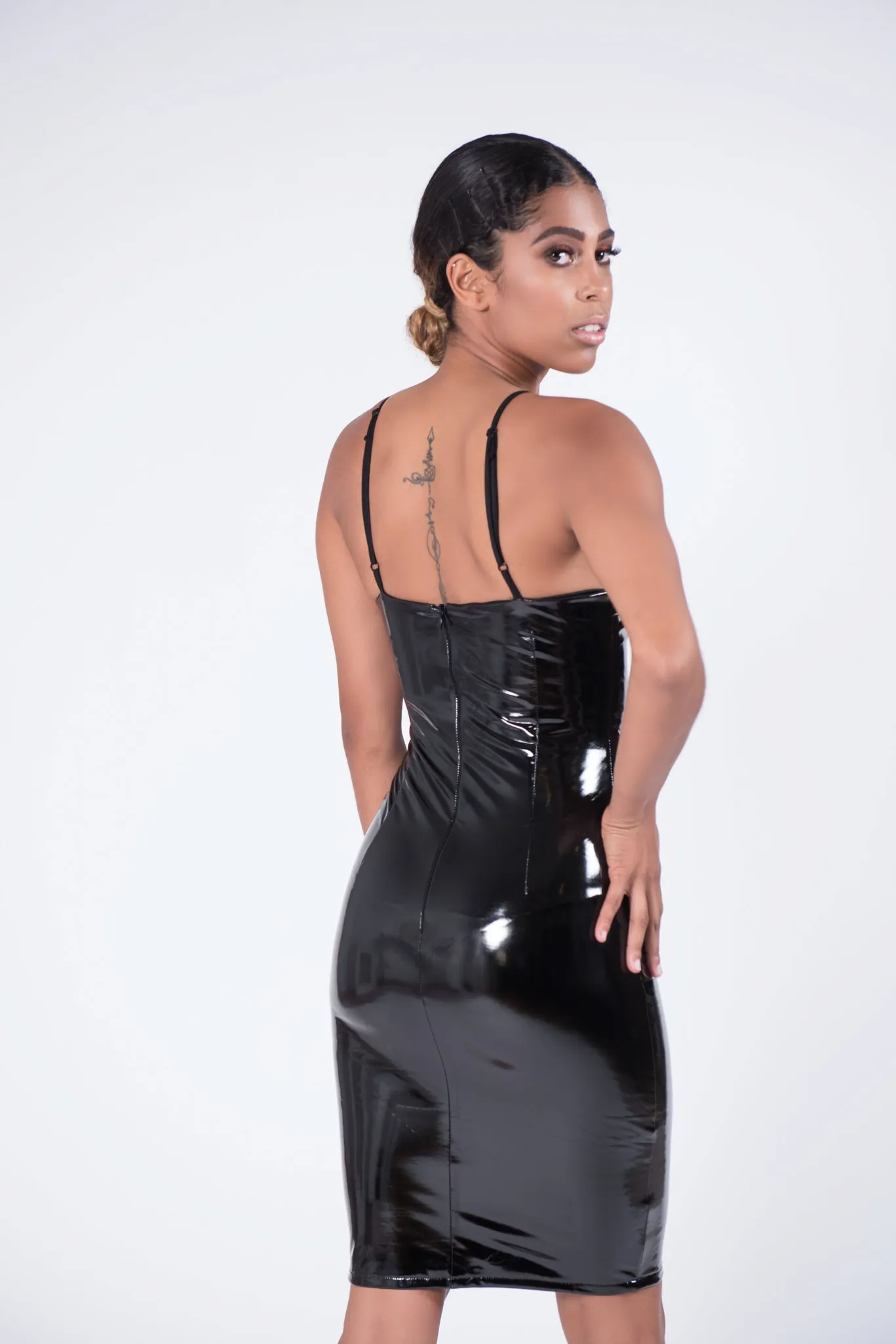 Black Ritz Latex Dress