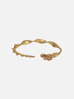 Bold  Dragon Burma Bracelet - Gold