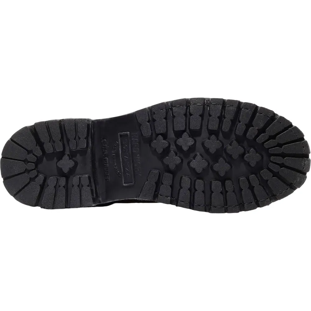 Bonanza 9" Black Steel Toe Logger Work Boots
