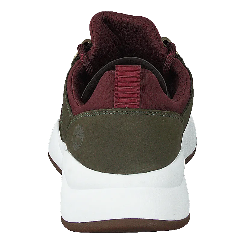 Boroughs Low Sneaker Hkr Dark Green Nubuck