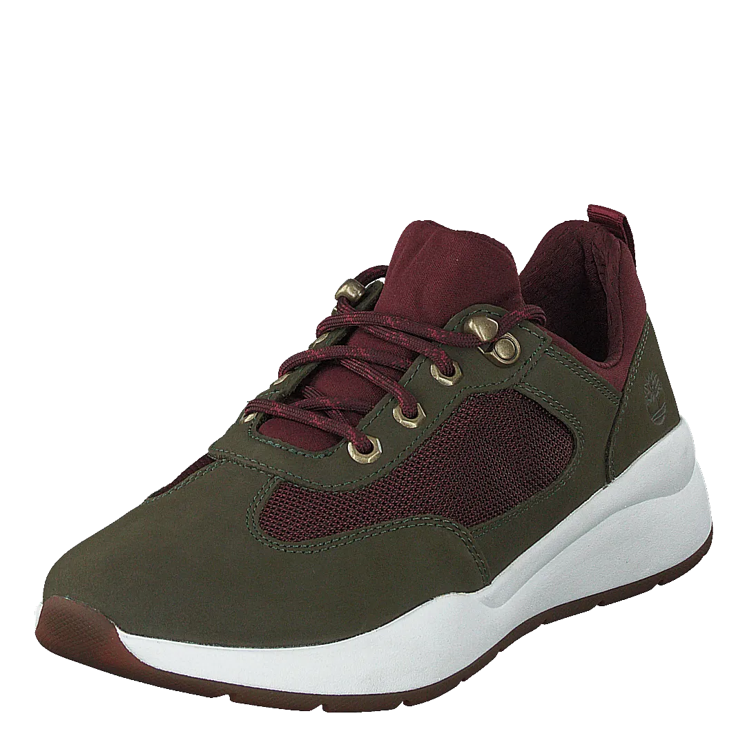 Boroughs Low Sneaker Hkr Dark Green Nubuck