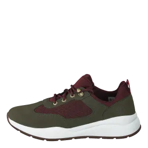 Boroughs Low Sneaker Hkr Dark Green Nubuck