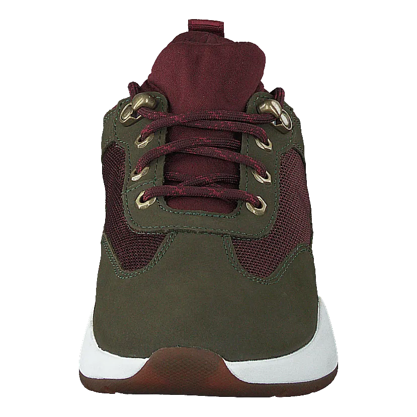 Boroughs Low Sneaker Hkr Dark Green Nubuck