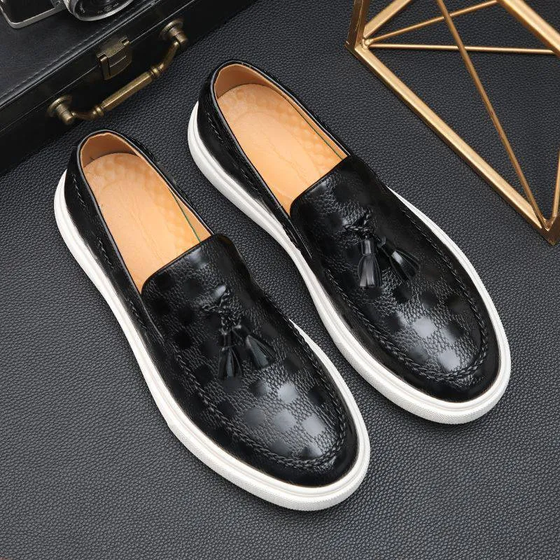 British Korean Tassel Sneakers- Versatile Men Sneakers, Casual