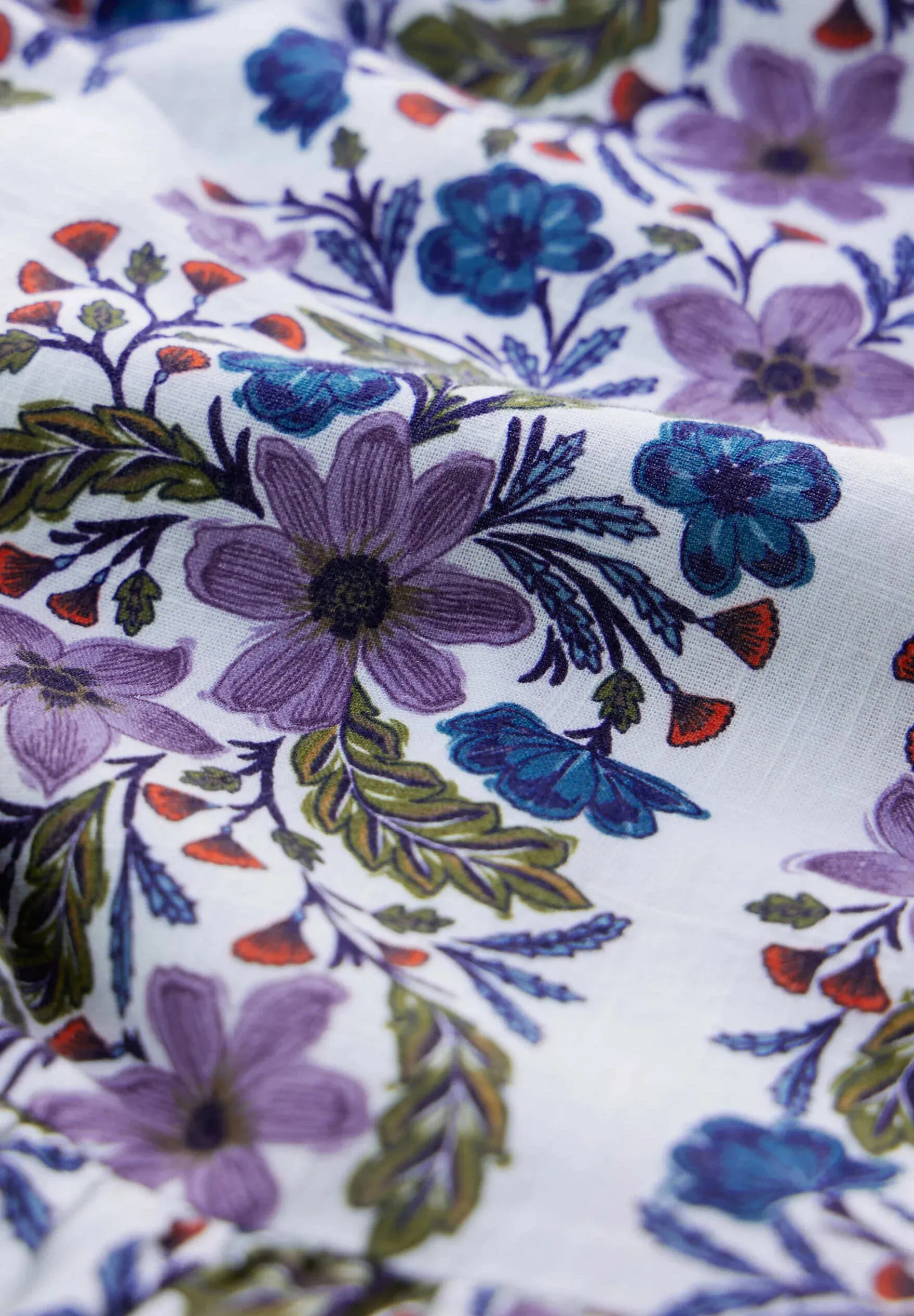 BROUSE DRESS - ETCHED BLOOM CHALK