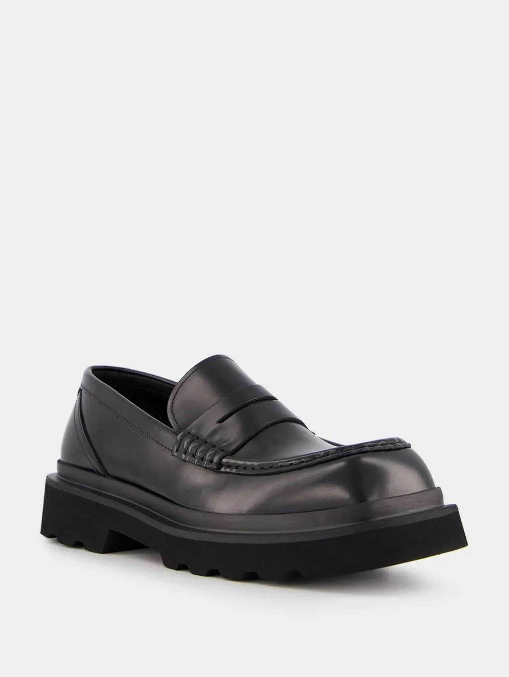 Brushed Calfskin Loafers