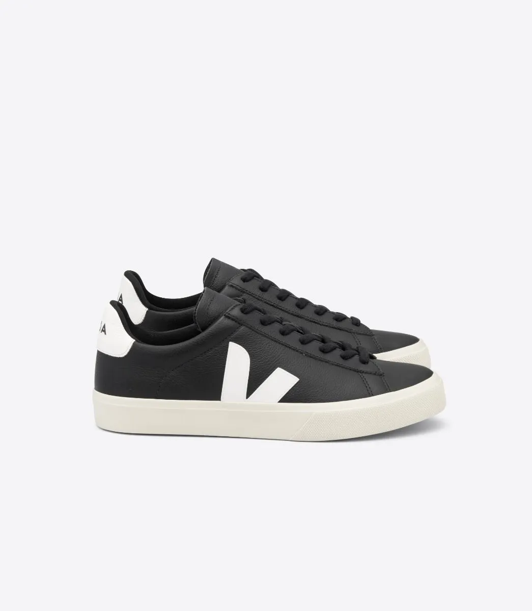CAMPO LEATHER SNEAKERS (BLACK) - VEJA