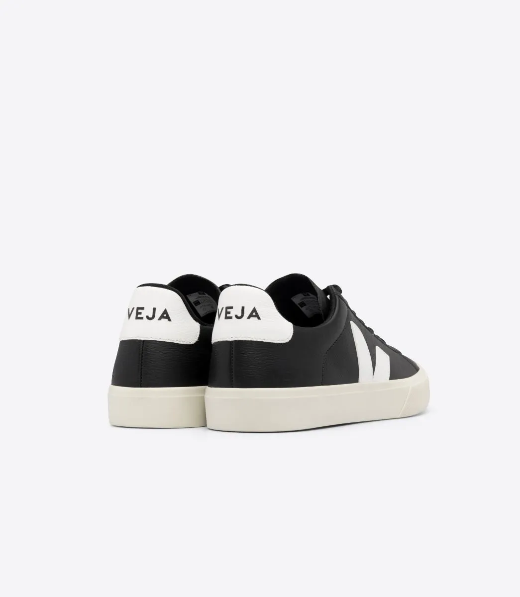 CAMPO LEATHER SNEAKERS (BLACK) - VEJA
