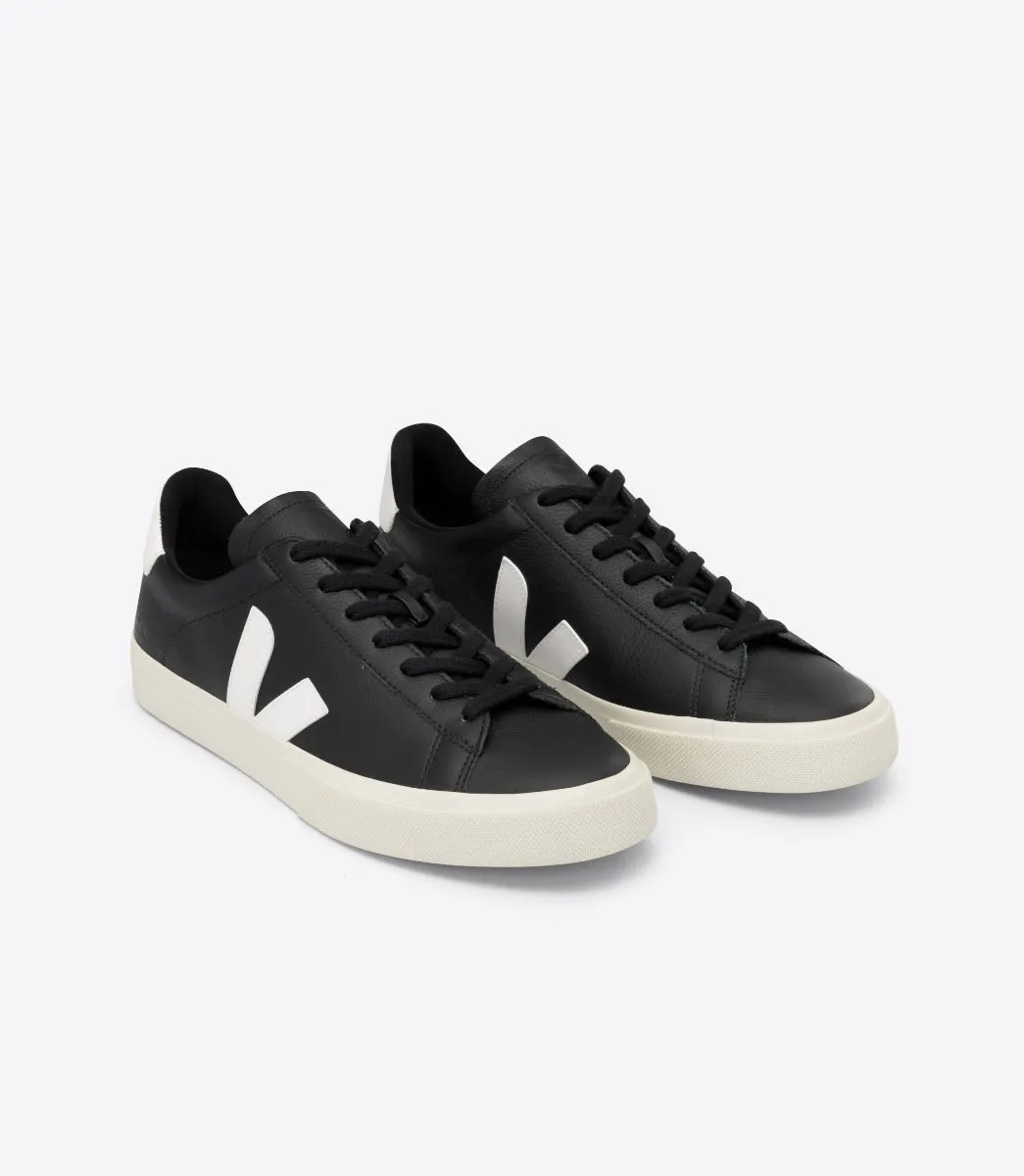 CAMPO LEATHER SNEAKERS (BLACK) - VEJA